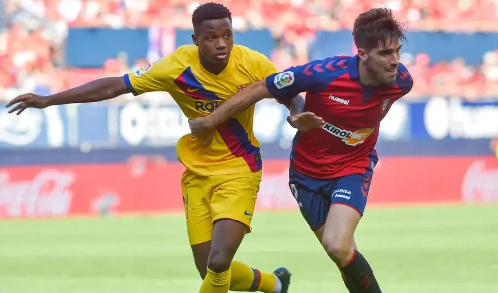 Barcelona vs. Osasuna por LaLiga Santander. | Foto: EFE Barcelona vs. Osasuna por LaLiga Santander. | Foto: EFE