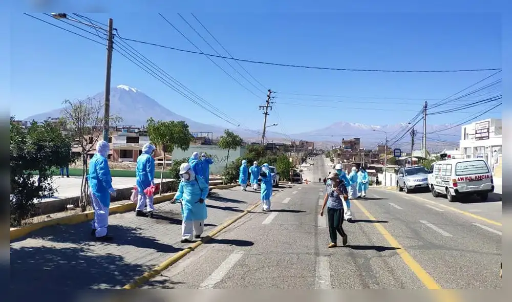 Coronavirus en la región Arequipa llega a 64 mil infectados.