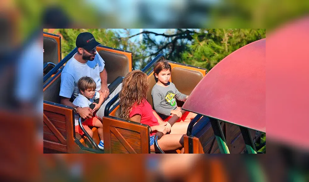 Shakira y su look pasan desapercibidos durante sus vacaciones en Disney [FOTOS]