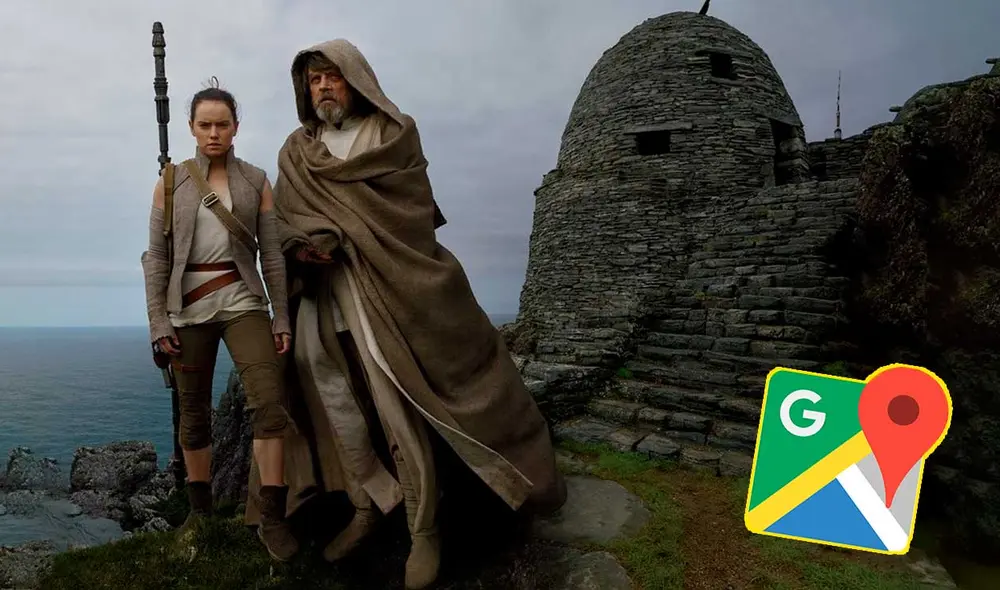 Desliza las imágenes para ver cómo luce realmente la isla en la que se filmó varias películas de Star Wars. Fotocaptura: Google Maps Desliza las imágenes para ver cómo luce realmente la isla en la que se filmó varias películas de Star Wars. Fotocaptura: Google Maps