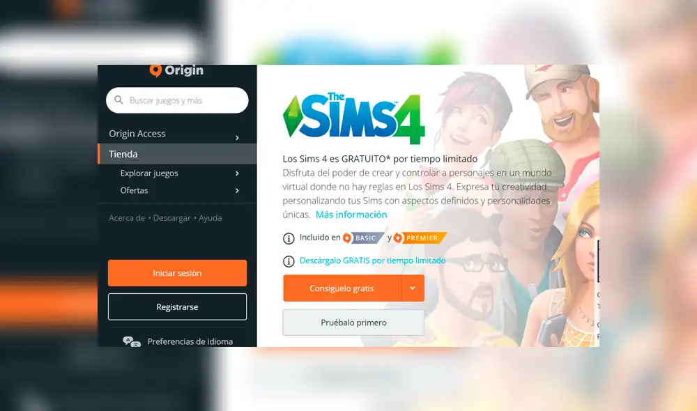 ¡The Sims 4 gratis! Regalan el juego de simulación social donde podrás crear a tu 'crush' [VIDEO]