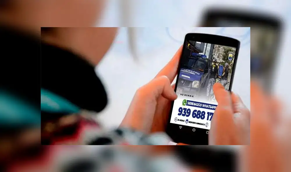 Independencia: usan WhatsApp para combatir la delincuencia