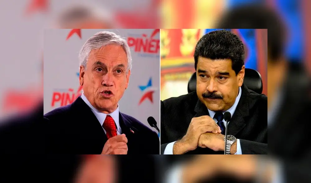 Sebastián Piñera y Nicolás Maduro. Foto: difusión. Sebastián Piñera y Nicolás Maduro. Foto: difusión.