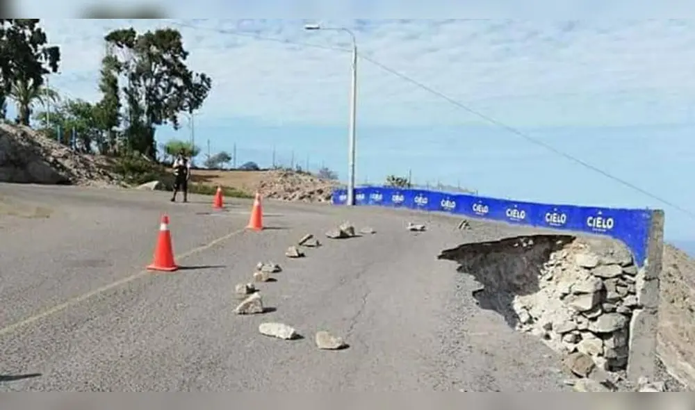 Arequipa: Derrumbe en caleta de Catarindo tras sismo alerta a pobladores [FOTOS y VIDEO]