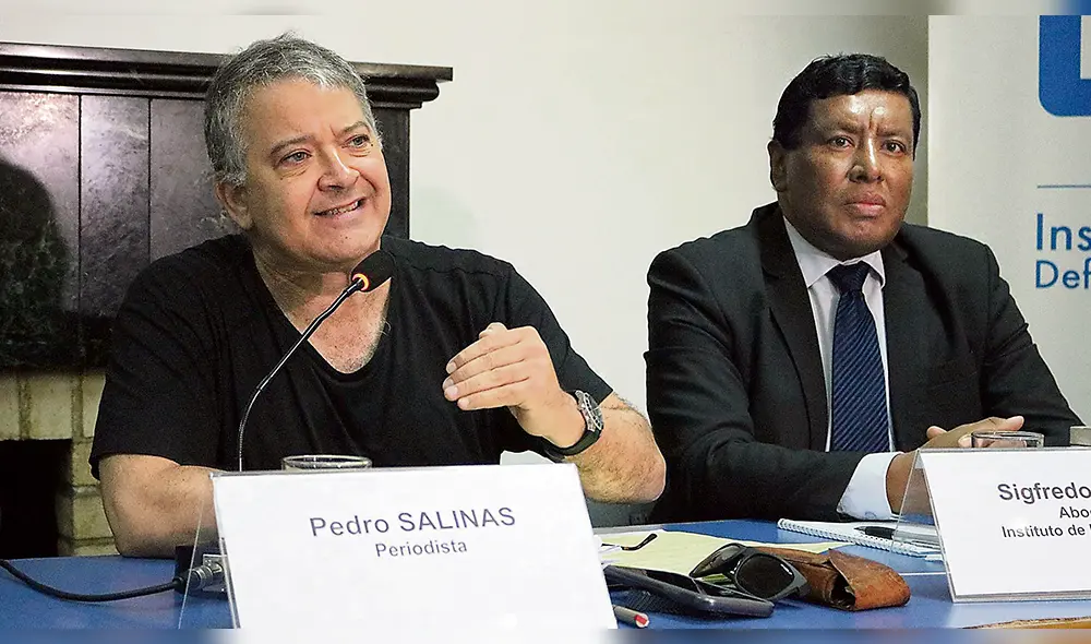 Pedro Salinas dice que denuncia del Sodalicio es contra el periodismo