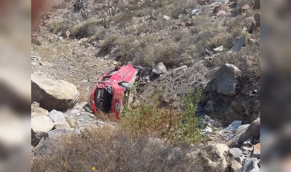 Accidente se produjo en Yura. Foto: Esmeralda Quenta. Accidente se produjo en Yura. Foto: Esmeralda Quenta.