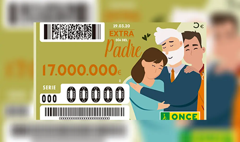 Sorteo ONCE Día del Padre Sorteo ONCE Día del Padre