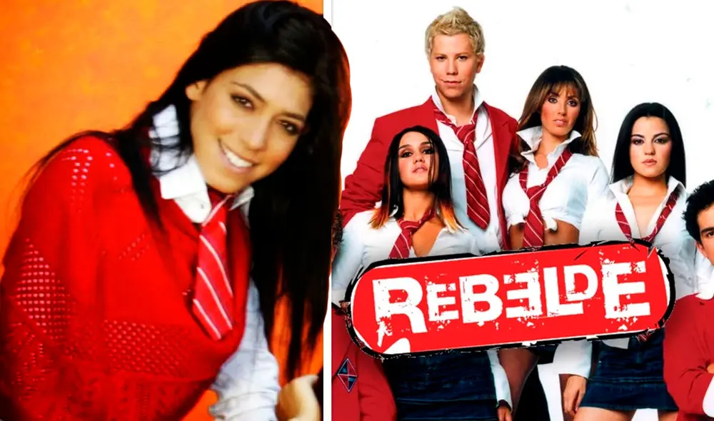 Fernanda Polín interpretó a Raquel Sender Byron en la telenovela juvenil Rebelde (2004). Crédito: fotocomposición