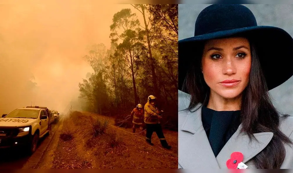 Meghan Markle y el príncipe Harry mandan mensaje de solidaridad por los incendios forestales en Australia. Foto: Instagram /AFP