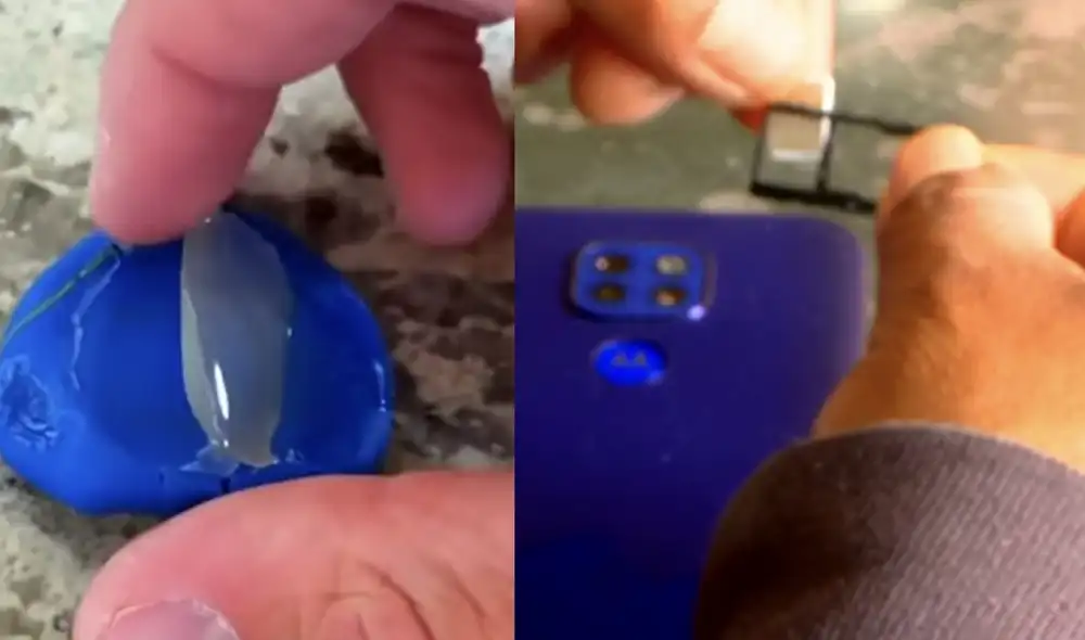 Los ciberdelincuentes usan plastilina y silicona líquida para tener una copia dactilar de sus víctimas. Foto: captura de Latina