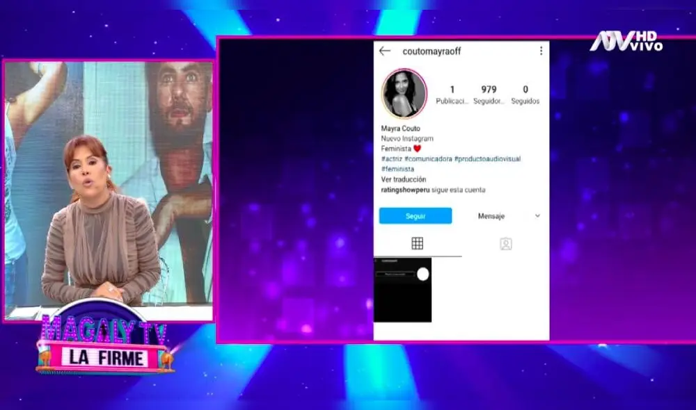 La periodista expresó su molestia y aseguró que no tolerará el comportamiento de los internautas. (Foto: Captura ATV)