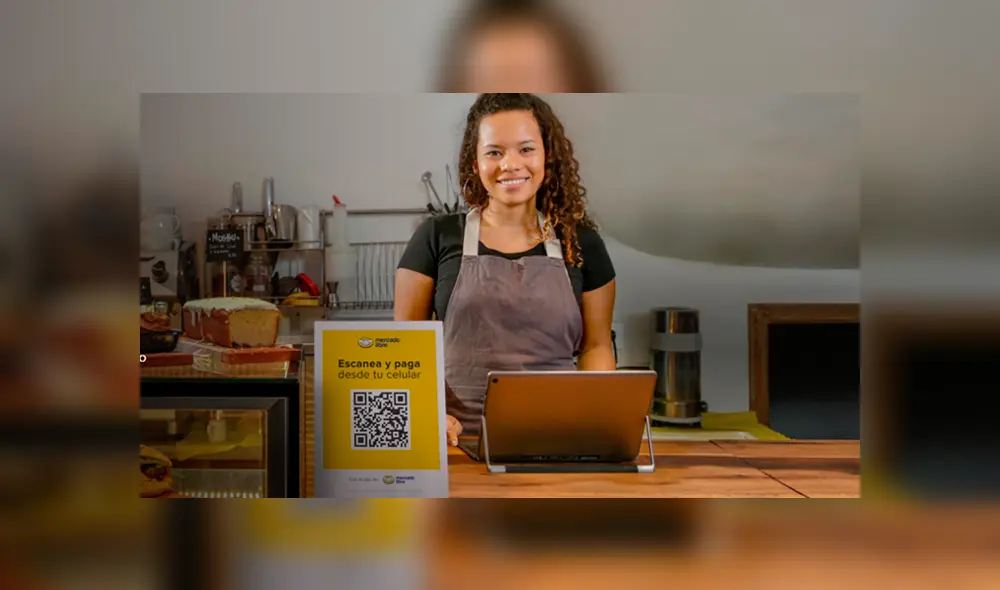 Tú también podrás tener tu propio código QR para pagar y cobrar sin comisión. Foto: Mercado Pago