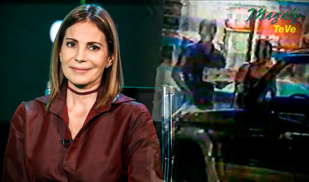 Karina Calmet fue la protagonista de un ampay. El escándalo se produjo porque ella estaba aún casada. Foto: composición de Gerson Cardoso/La República/Magaly TV
