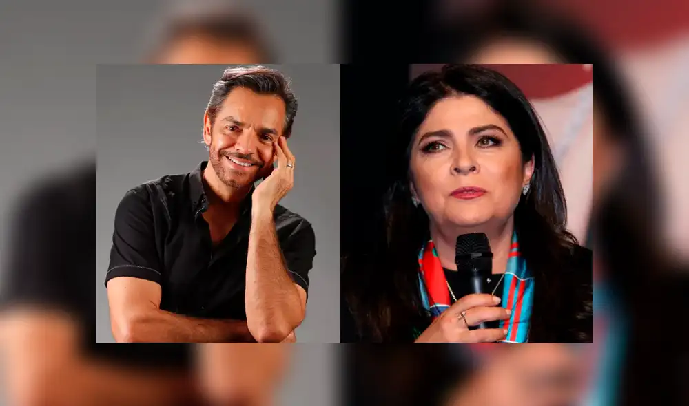 Eugenio Derbez se burló de Victoria Ruffo luego que ella se negara a ver su cinta