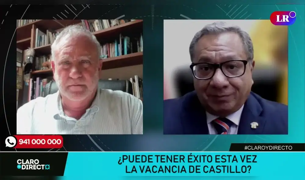 Augusto Álvarez Rodrich en Claro y Directo. Foto: LR+ Augusto Álvarez Rodrich en Claro y Directo. Foto: LR+