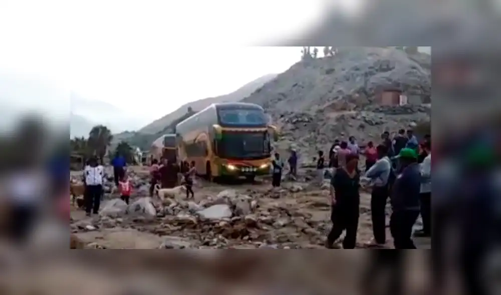 Ica: sistema de agua colapsó por caída de tres huaicos en el distrito de Huáncano
