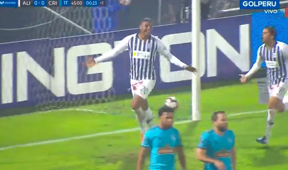 Aldair Fuentes decretó el primer gol del Alianza Lima vs. Sporting Cristal por la fecha 2 del Torneo Clausura 2019. | Foto: Gol Perú