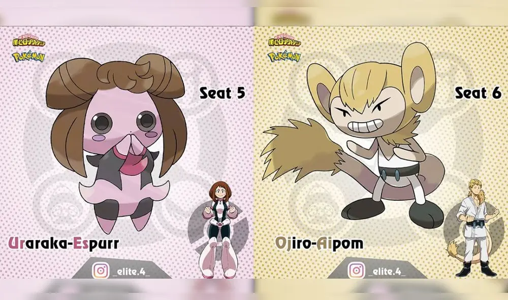 My Hero Academia: Artistas fusionan a personajes con Pokémon de nueva generación [FOTOS]