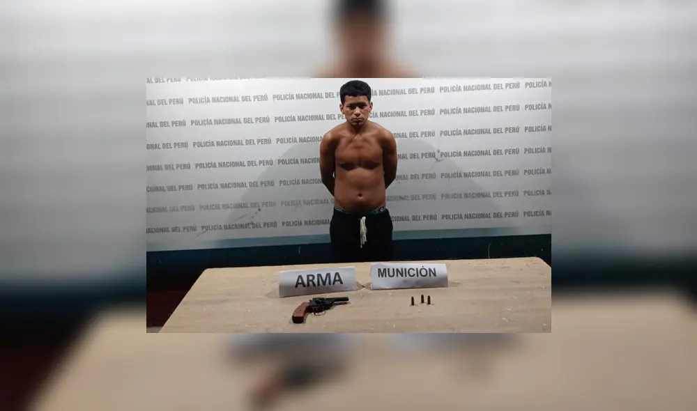 Trujilo: Policía interviene a sujeto con arma de fuego