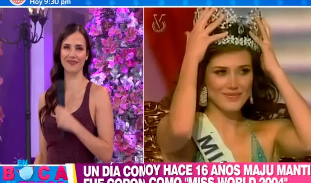 La exreina de belleza ganó el concurso internacional. Era la segunda vez que una peruana se coronaba como Miss Mundo. Foto: captura/América TV La exreina de belleza ganó el concurso internacional. Era la segunda vez que una peruana se coronaba como Miss Mundo. Foto: captura/América TV