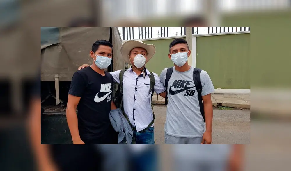 Ronaldo, Lerin y Leonardo su vida militar los unió y hoy vuelven a juntarse. Foto: URPI-GLR. Ronaldo, Lerin y Leonardo su vida militar los unió y hoy vuelven a juntarse. Foto: URPI-GLR.