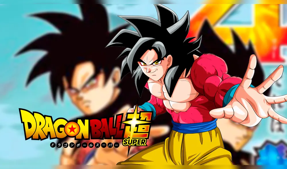 Como parte del aniversario de la guía de Dragon Ball Heroes, Toyotaro dibujó a Gokú Super Saiyajin 4. Foto: Composición