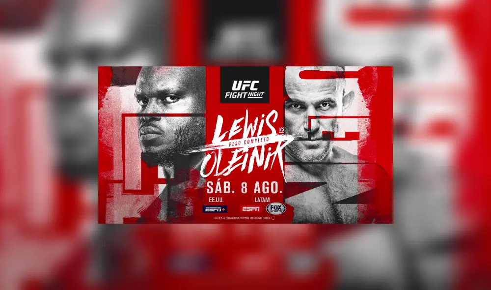 UFC Lewis vs. Oleinik. Foto: UFC
