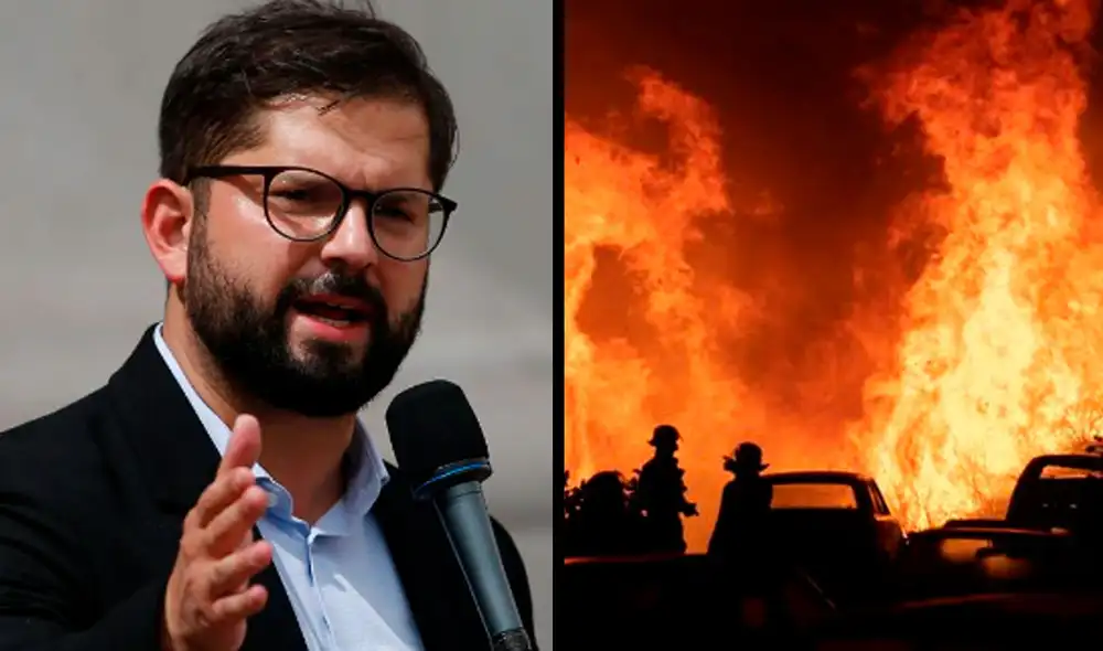 El incendio se dio en la zona alta de la ciudad de Viña del Mar, a 120 km al oeste de Santiago. Foto: composición LR/AFP/EFE El incendio se dio en la zona alta de la ciudad de Viña del Mar, a 120 km al oeste de Santiago. Foto: composición LR/AFP/EFE