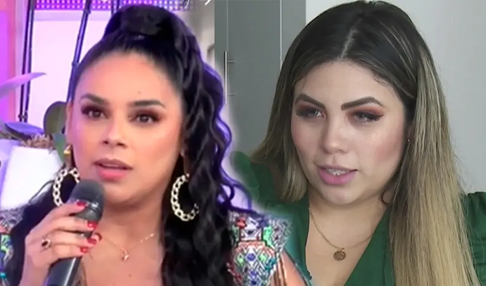 Giuliana Rengifo responde a Arantxa Mori. Foto: composición/captura Willax/captura ATV