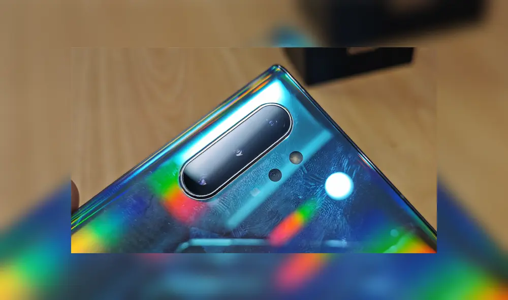 El Samsung Galaxy Note 10+ tiene una triple cámara principal. Foto: Juan José López. El Samsung Galaxy Note 10+ tiene una triple cámara principal. Foto: Juan José López.