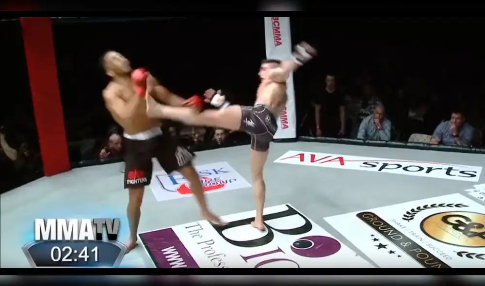 YouTube: peleador de Muay Thai se burlaba de su oponente, hasta que fue noqueado [VIDEO]