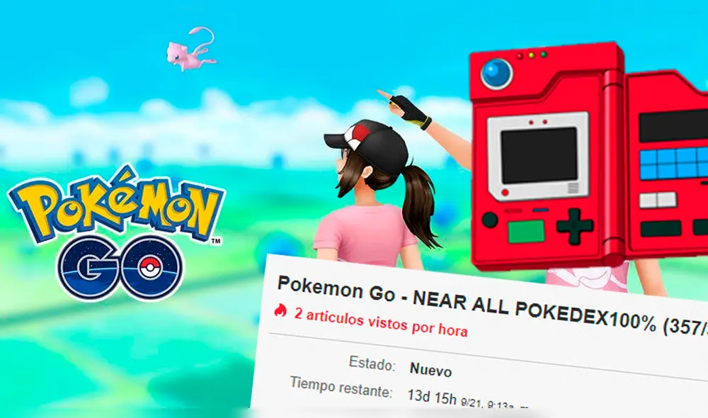 Pokémon Go: Ponen en venta Pokédex completa a más de 4 mil soles