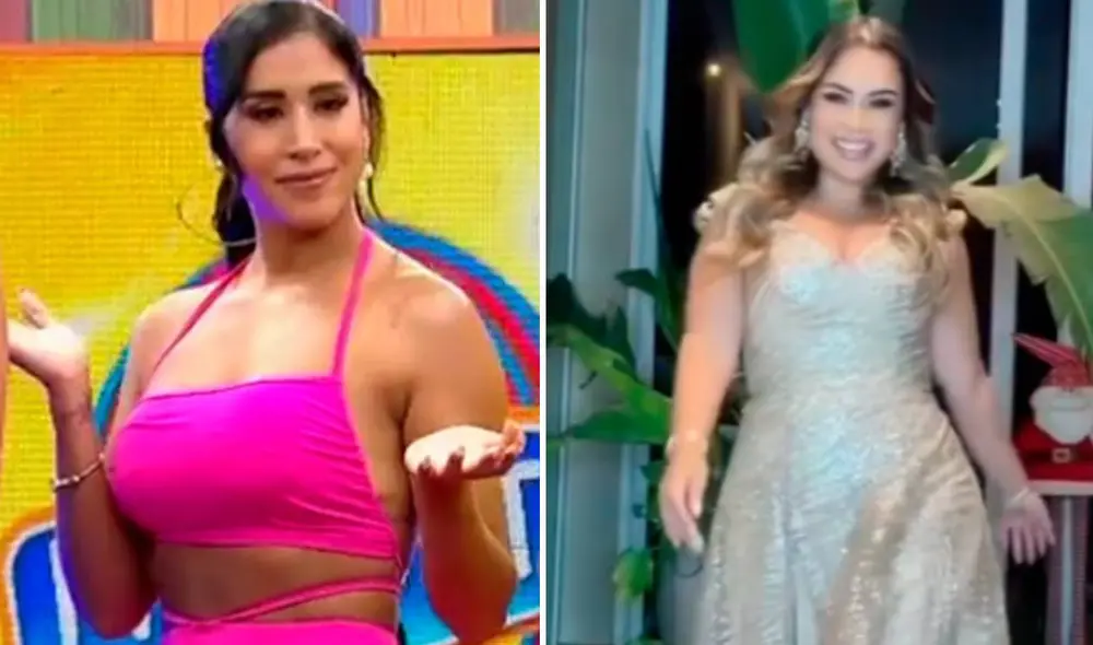 Melissa Paredes criticó a Ethel Pozo por el vestido que lució. Foto: captura de Panamericana TV/Instagram