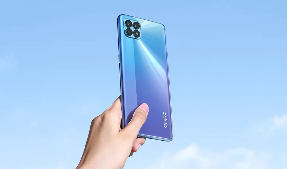 Diseño del nuevo Oppo Reno4 SE 5G. | Foto: Oppo