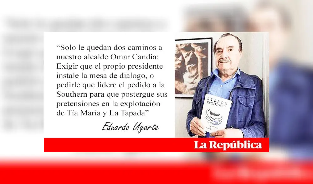 Columna de Eduardo Ugarte y Chocano Columna de Eduardo Ugarte y Chocano