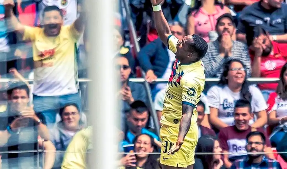 América derrotó por la mínima (1-0) a su similar de Toluca por el torneo Apertura de Liga MX 2019.