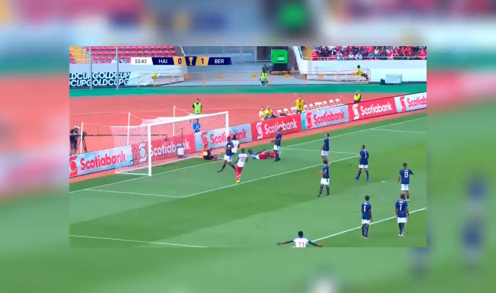 Jugadores de la selección de Haití fingieron una discusión para distraer a sus rivales. (Foto: AFP)