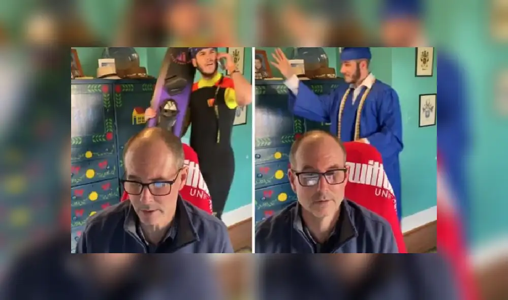 Desliza a la izquierda para ver el divertido desfile que protagonizó el hijo de un profesor. (Foto: captura) Desliza a la izquierda para ver el divertido desfile que protagonizó el hijo de un profesor. (Foto: captura)