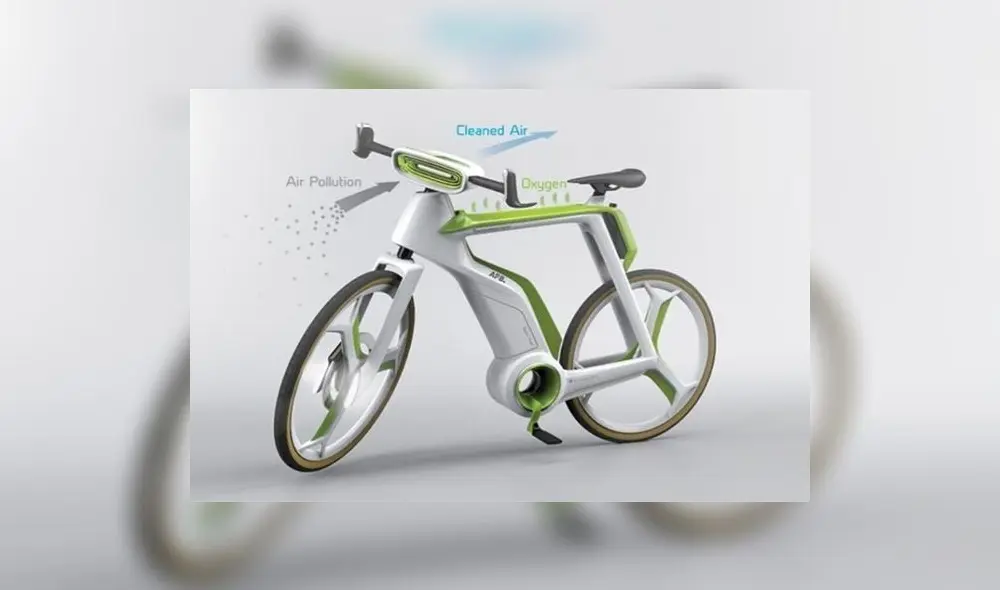 La bicicleta ecológica que purifica el aire mientras pedaleas