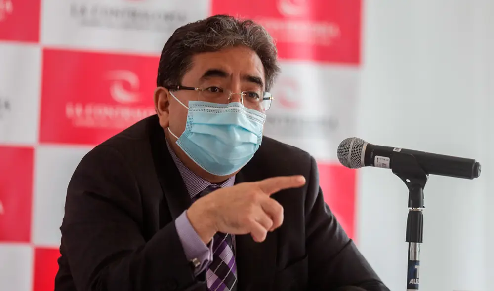 Contralor Nelson Shack informó que visitaron 1.329 municipalidades para supervisar entregas de canastas. Foto: Antonio Melgarejo/La República. Contralor Nelson Shack informó que visitaron 1.329 municipalidades para supervisar entregas de canastas. Foto: Antonio Melgarejo/La República.