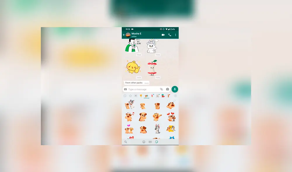 Hasta el momento, se han reportado cinco paquetes de stickers animados en algunas versiones beta. Hasta el momento, se han reportado cinco paquetes de stickers animados en algunas versiones beta.