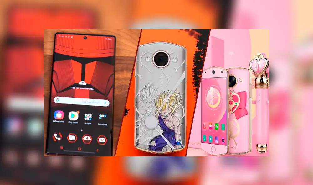 Los increíbles smartphones inspirados en animes y películas.