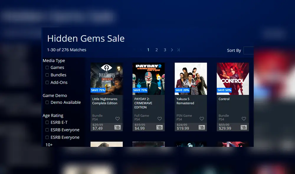 La primera solo apta para América, consistente en "gemas ocultas".