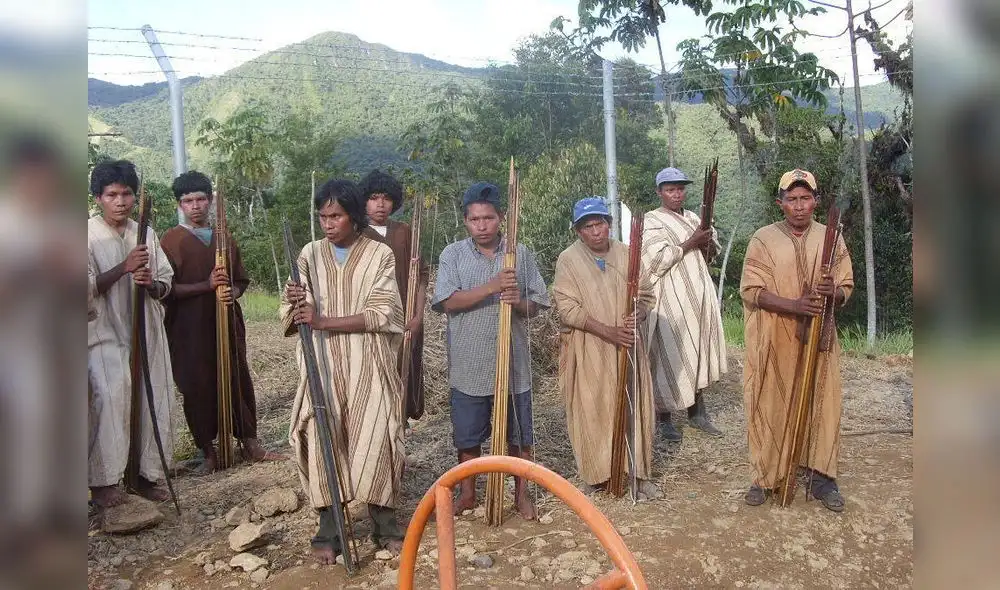 Nativos de la comunidad  Nuevo Mundo paralizan construcción de planta compresora de la empresa Repsol 