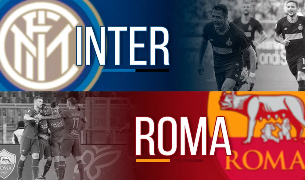Inter vs. Roma por la Serie A. | Foto: Composición GLR Inter vs. Roma por la Serie A. | Foto: Composición GLR
