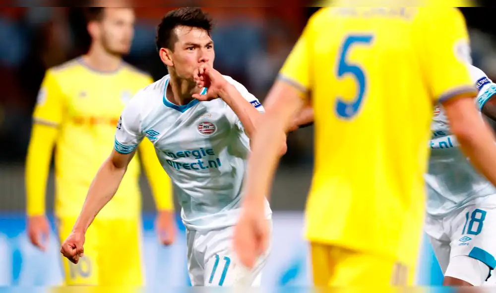 'Chucky' Lozano marcó nuevo golazo con el PSV, ahora por la Champions League [VIDEO]