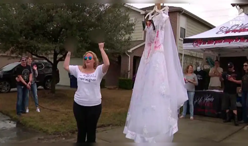 Facebook: La engañaron, se divorció e hizo lo impensado con su vestido de novia