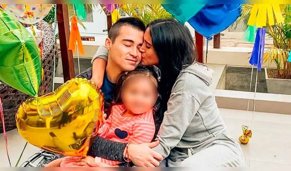 La exchica reality pudo por fin abrazar a su pareja, quien no lo veía desde antes del inicio de la cuarentena. Foto: Melissa Paredes Instagram