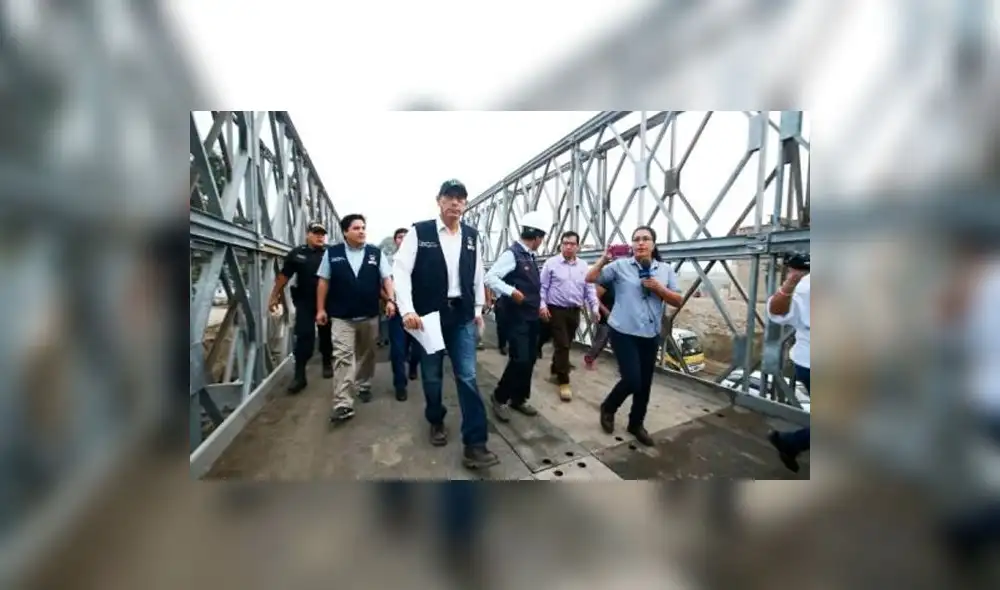 MTC inaugura Puente Bailey sobre río Huaycoloro