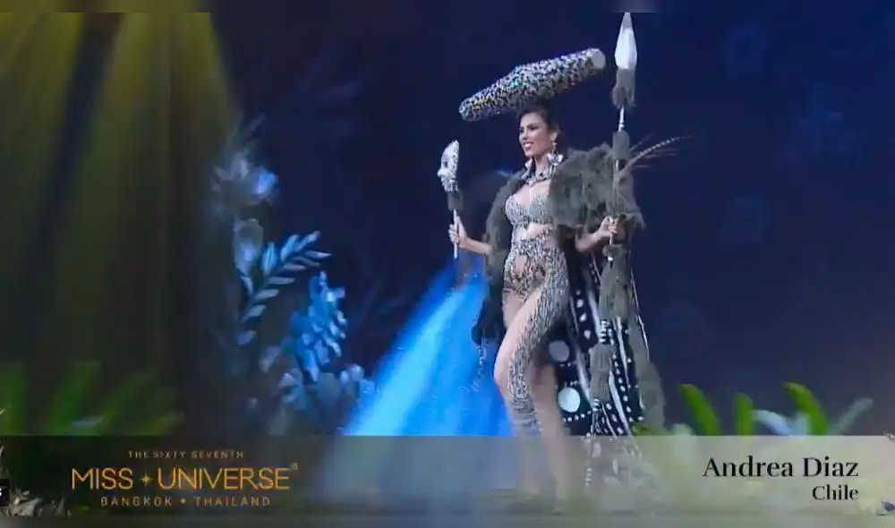Miss Universo: modelo chilena enamora al jurado en desfile de trajes típicos